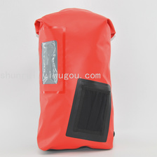 14L户外防水袋防水背包 PVC夹网布防水桶漂流包游泳包 沙滩收纳包