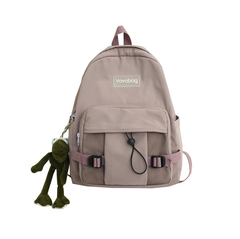 Mochila escolar femenino versión coreana escuela media harajuku ulzzang estudiante de secundaria estudiante de secundaria joven simple mochila versátil mochila de viento ins Item Picture