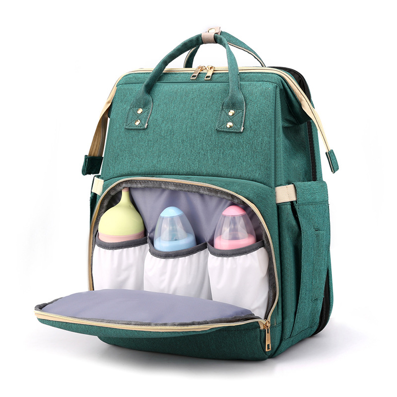 Nueva mochila multifuncional de gran capacidad portátil plegable cuna madre bebé mommy mochila madre bebé Application Scenario