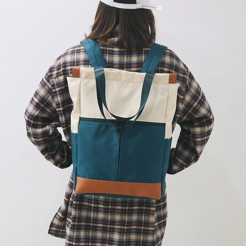 Vintage feeling girls campus backpack women's large capacity travel computer backpack college student bag 2019 new style