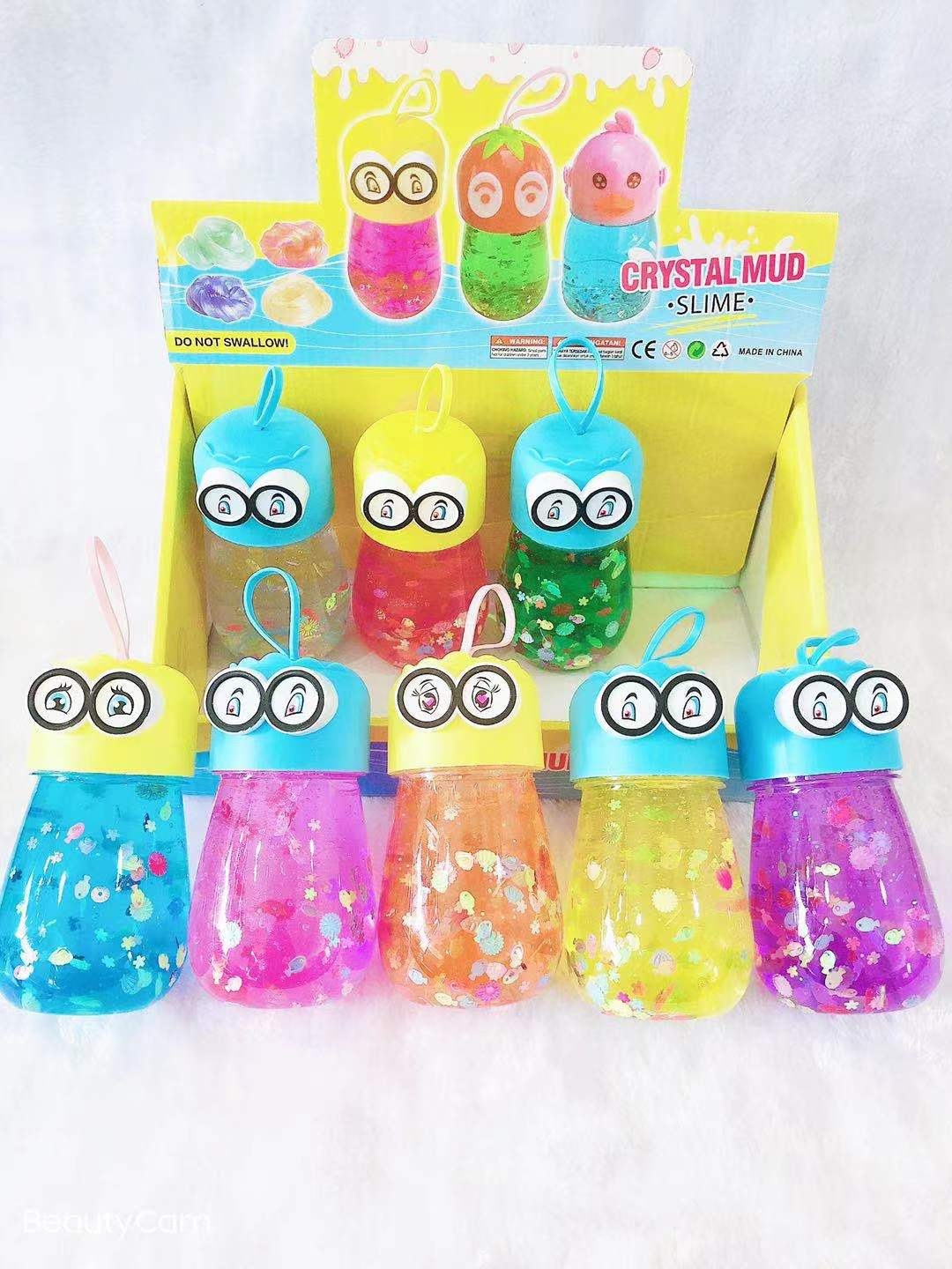 Novelty toys stall children's toys Leisure toys Color mud crystal mud Silly putty Slime foam gum pressure relief thumbnail