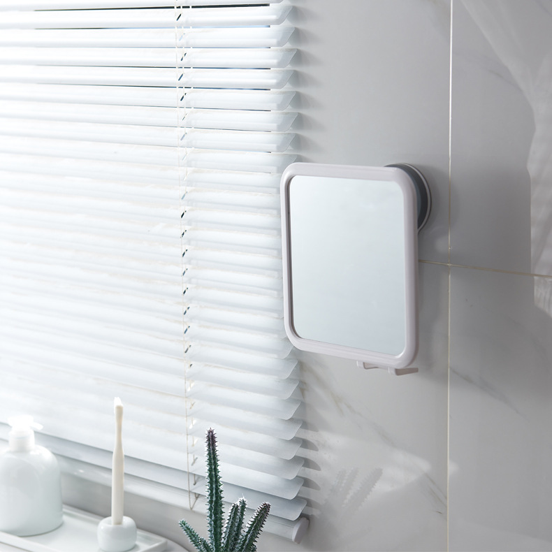 Wall-Mounted Self-Adhesive Suction Cup Perforation-Free Makeup Mirror Bathroom Makeup Mirror Wall Hanging Can Rotate Dressing Mirror Specification drawing