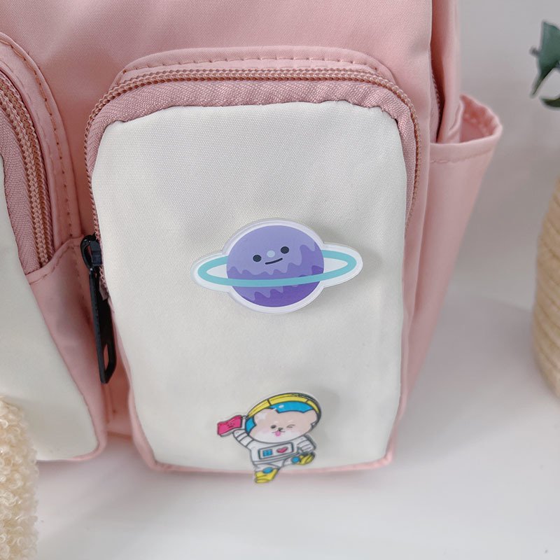 2021 Summer New Children's bag, plush toy accessories, backpack, Oxford cloth, kindergarten kids' schoolbag Specification image