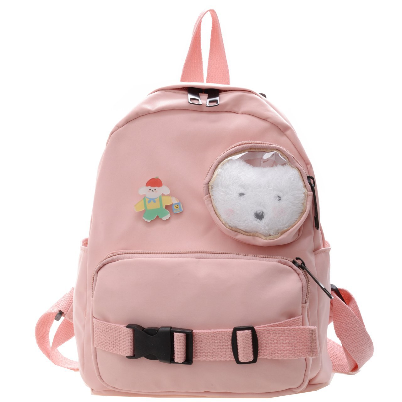 Korean version 2021 Summer new children's bag, Oxford cloth plush rabbit and dog backpack, kindergarten children's schoolbag Item Picture