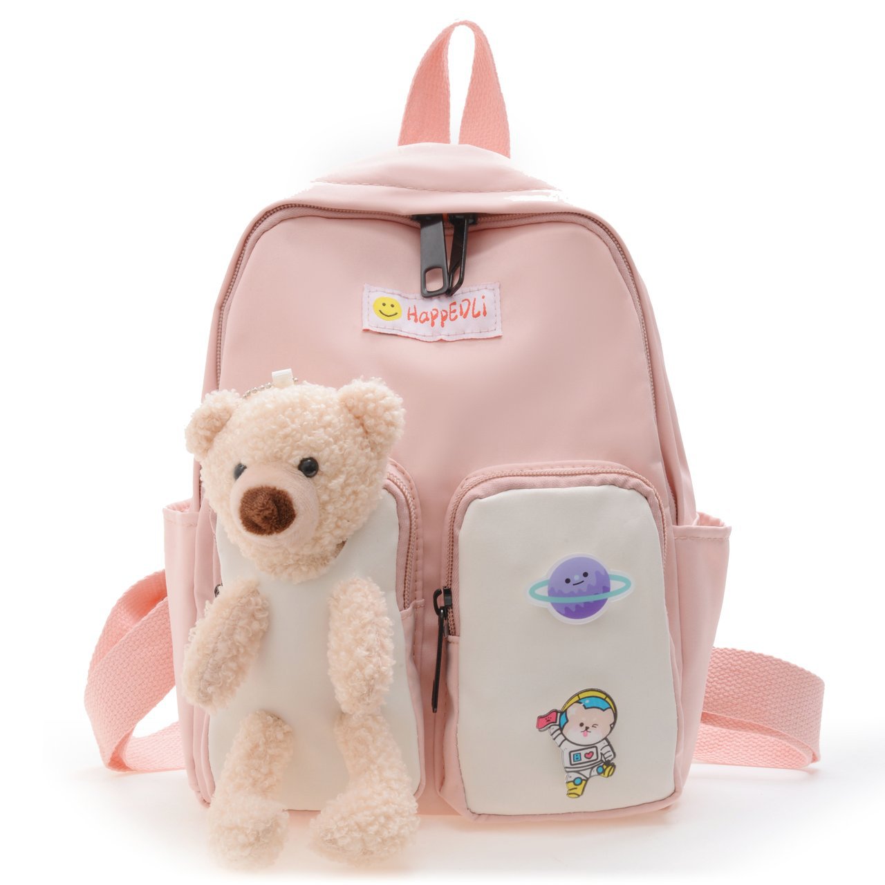 2021 Summer New Children's bag, plush toy accessories, backpack, Oxford cloth, kindergarten kids' schoolbag Item Picture