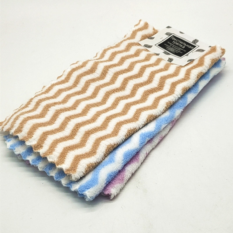 Sunshine Department Store 30*30 microfiber towel, colored absorbent towel, soft and skin-friendly cleaning cloth, dishcloth Item Picture