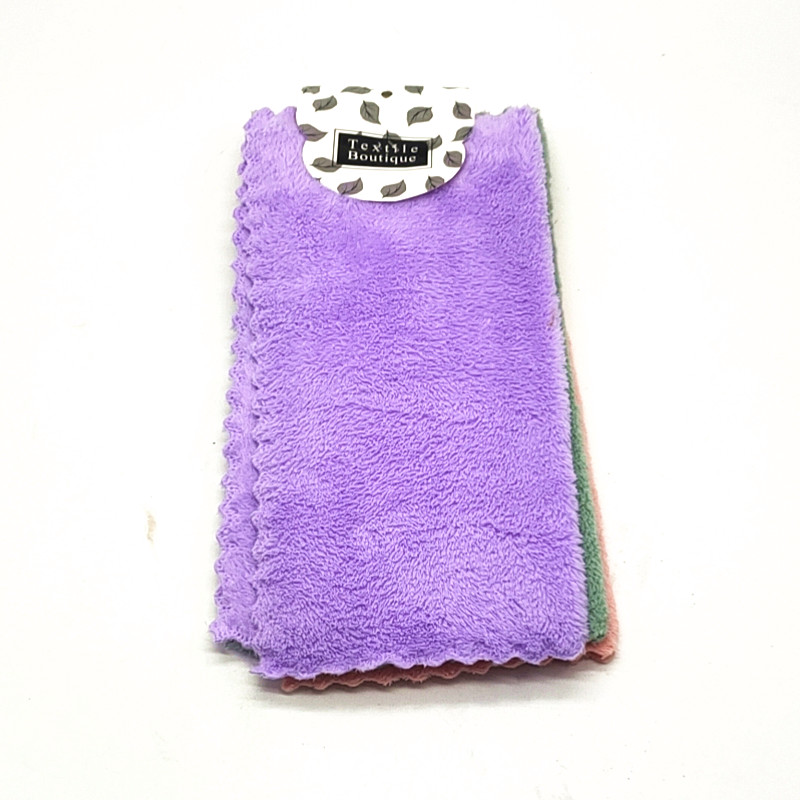 Sunshine department color towel microfiber absorbent quick drying towel does not lose hair solid color rag dishwashing towel thumbnail