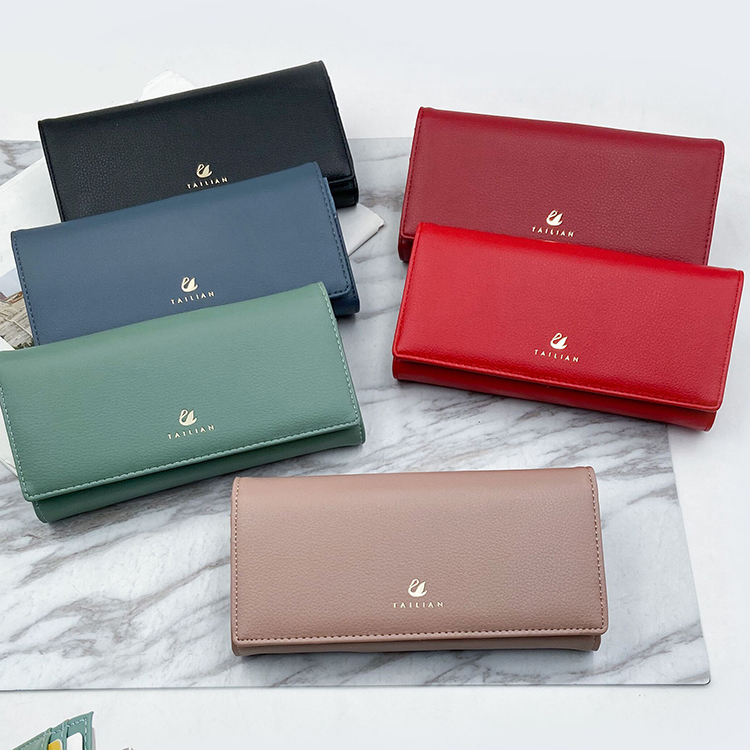 T8813-003 Small wallet Women long small wallet card bag student zero wallet
