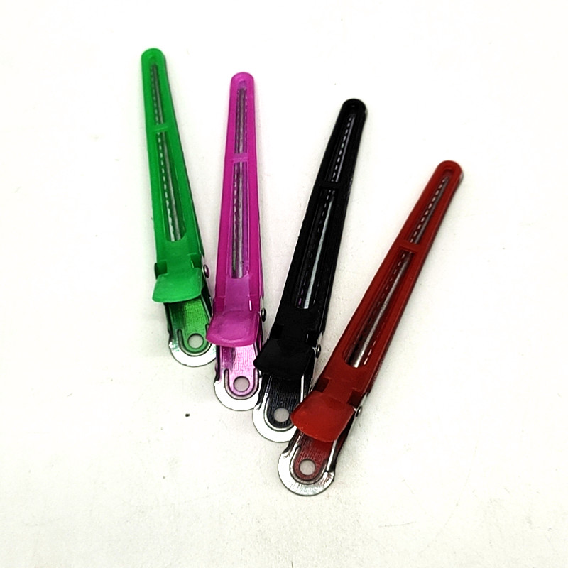 Sunshine grandes tiendas bolsas de color sólido clips de pelo duckbill clips de pelo de teñido esenciales peluquería asequible 12 piezas paquete simple y versátil Application Scenario