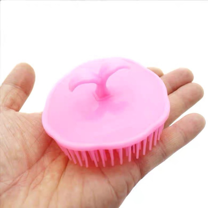 Wholesale of creative new hair wash brushes, massage scalp brushes, finger cots and anti-slip hair wash brushes for one yuan Specification image