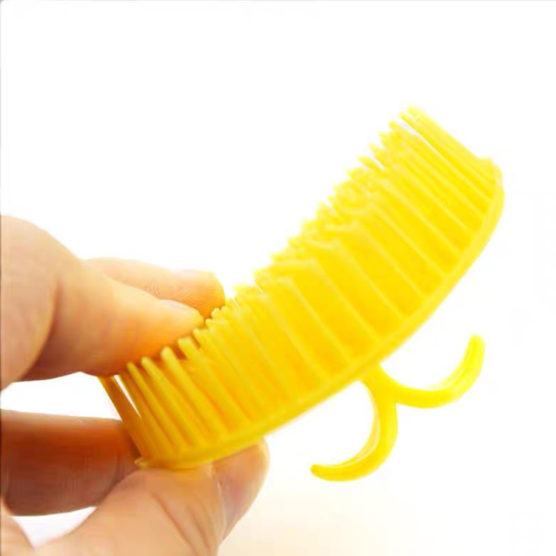 Wholesale of creative new hair wash brushes, massage scalp brushes, finger cots and anti-slip hair wash brushes for one yuan Item Picture