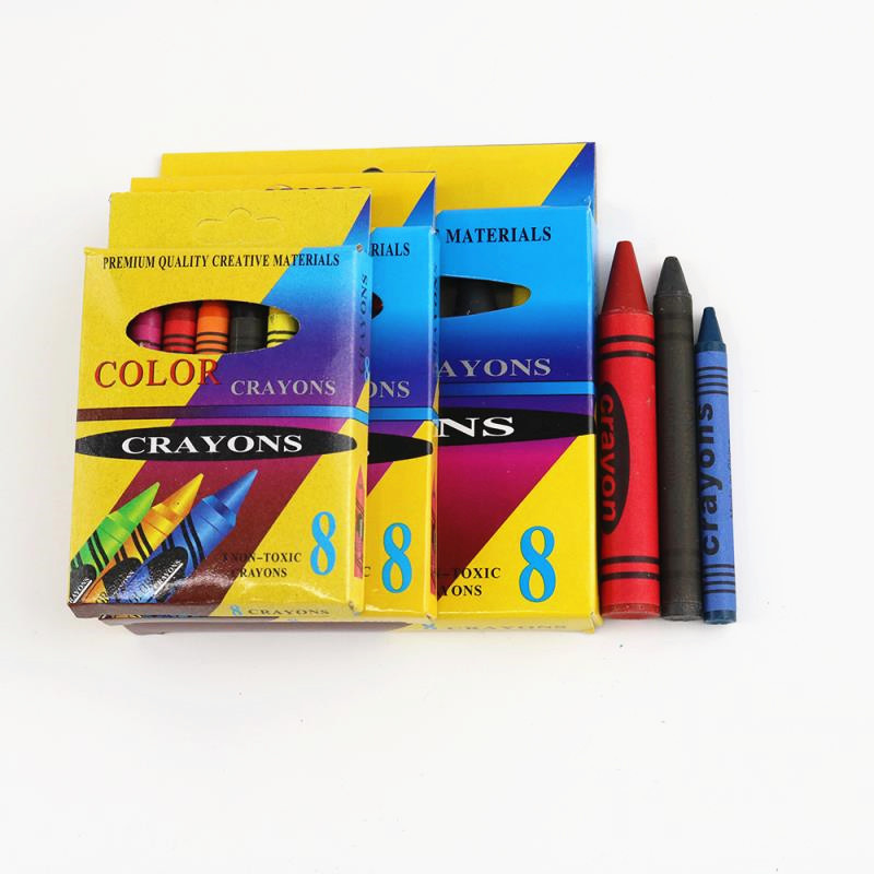 Factory direct sales of 24-color brushes, oil pens and crayons wholesale two-yuan store supply Application Scenario
