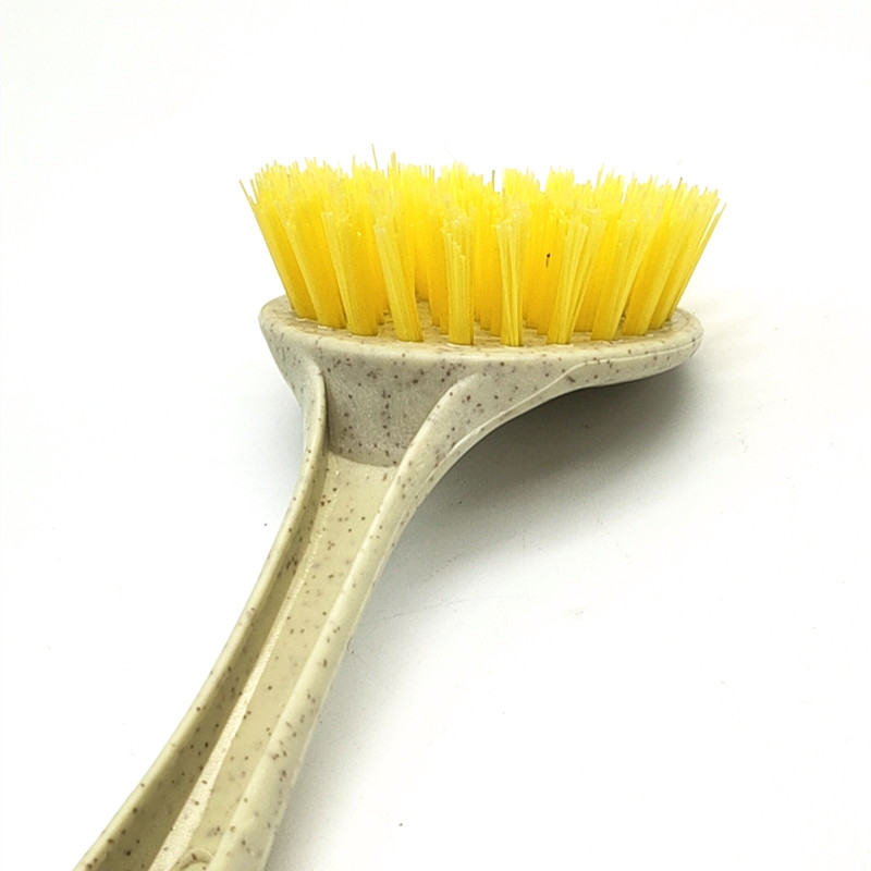 Sunshine Department Store's seamless hollowed-out soap box, water-draining, non-perforating wall-mounted smiling face soap box + cleaning brush wholesale Specification image