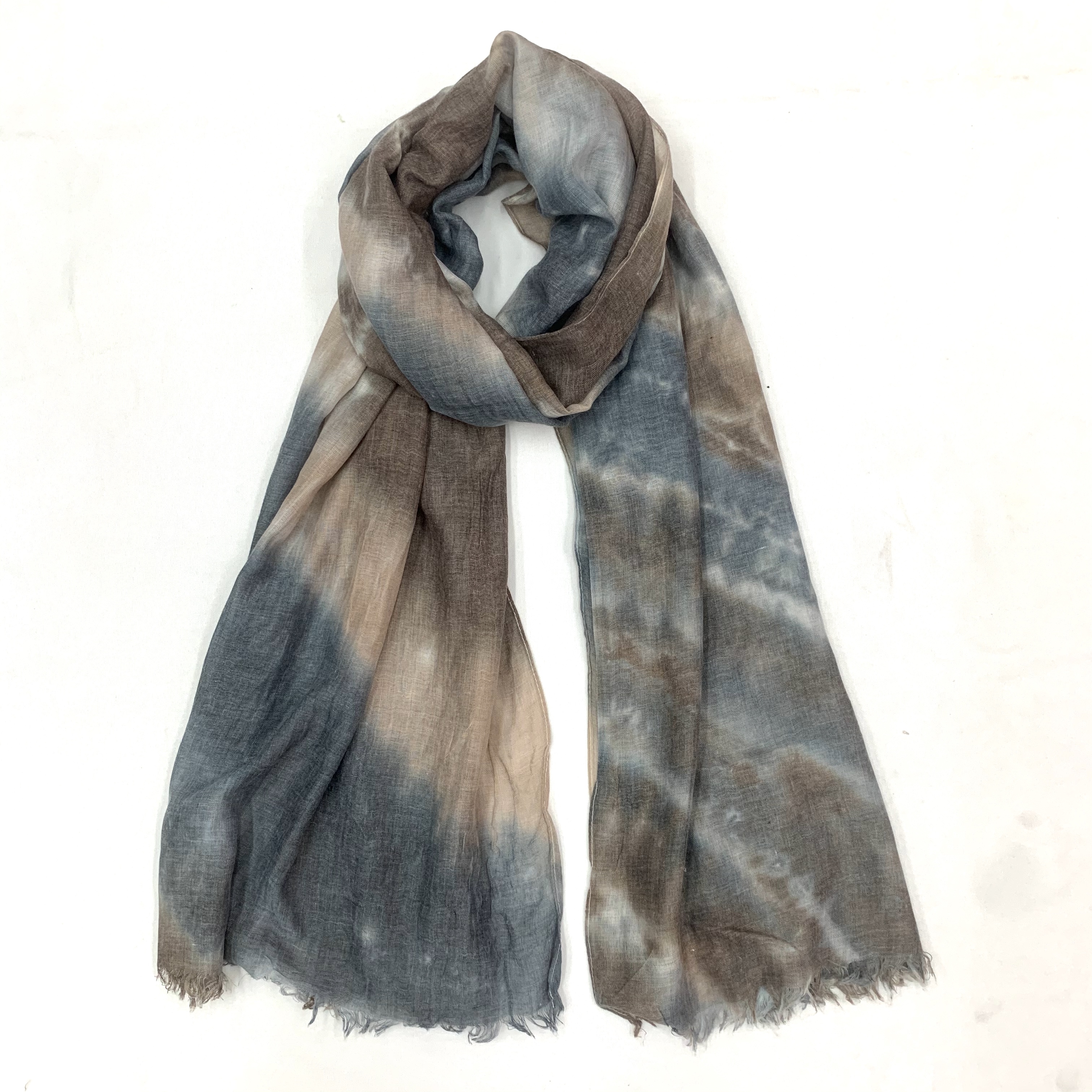 Factory direct sales of human cotton tie-dyed 90*180 long scarves and shawls can be made into shawls for export and customized exclusively Item Picture