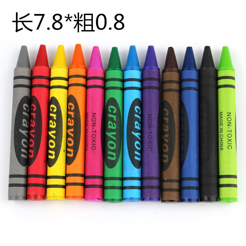 厂家直销24色画笔油笔蜡笔批发两元店货源图