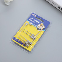 Wholesale two yuan shop supply inflatable needle iron ball needle set leather ball inflatable needle ball needle
