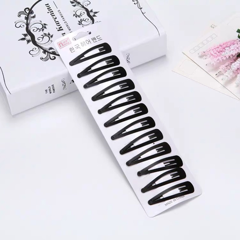 Thickened water-drop BB clips, square BB clips, pea clips, arc-shaped clips, rectangular hair clips, bangs, crushed hair clips, matte glossy finish Application Scenario