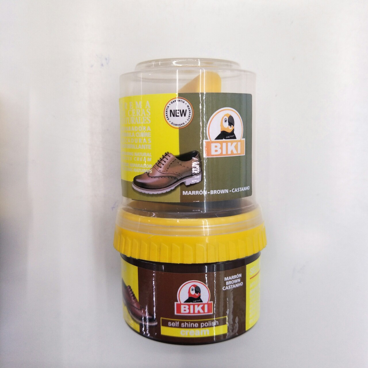 Biaoqi Leather Care Cream 50ml for export, black, brown, colorless, shoe polish Application Scenario