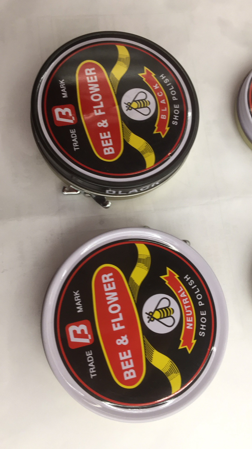 Fenghua genuine shoe polish, genuine leather care oil. Specification drawing