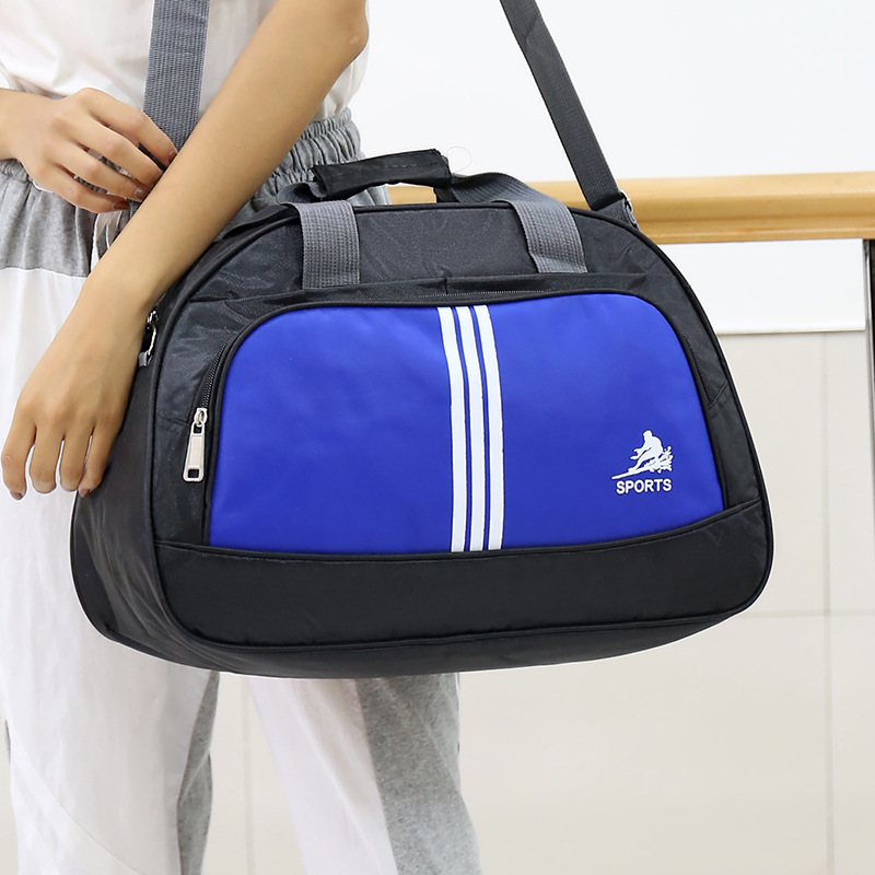 Customizable logo travel bag, new casual short-distance travel bag, large-capacity sports printed hand-held fitness bag Specification image