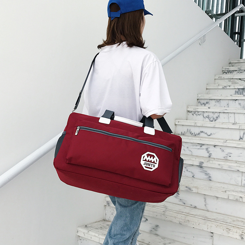 Atacado personalizado de gran capacidad bolso de viaje de tela oxford bolsa de gimnasio bolsa de duffel con logotipo personalizado bolsa de viaje de mano Specification image