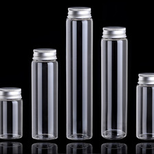 来样定制37系列高硼硅管制瓶螺口玻璃瓶优质糖果瓶许愿瓶咖啡瓶