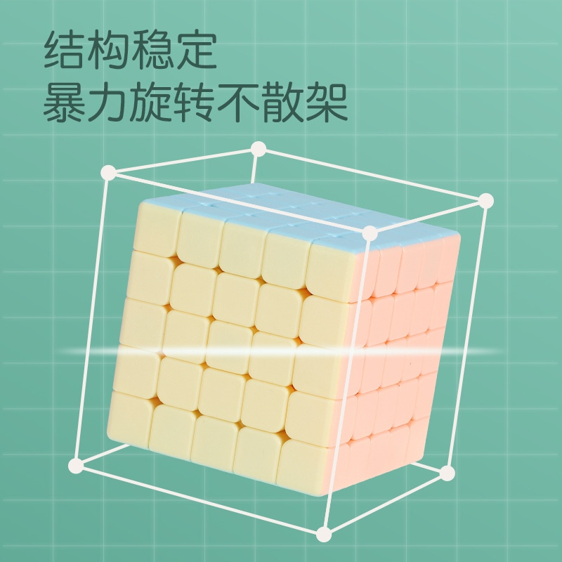 New Master Legend Macaron Color 3x3 Fun Beginner's Guide 2345 Stress-relieving Rubik's Cube Pink Puzzle toy Application Scenario