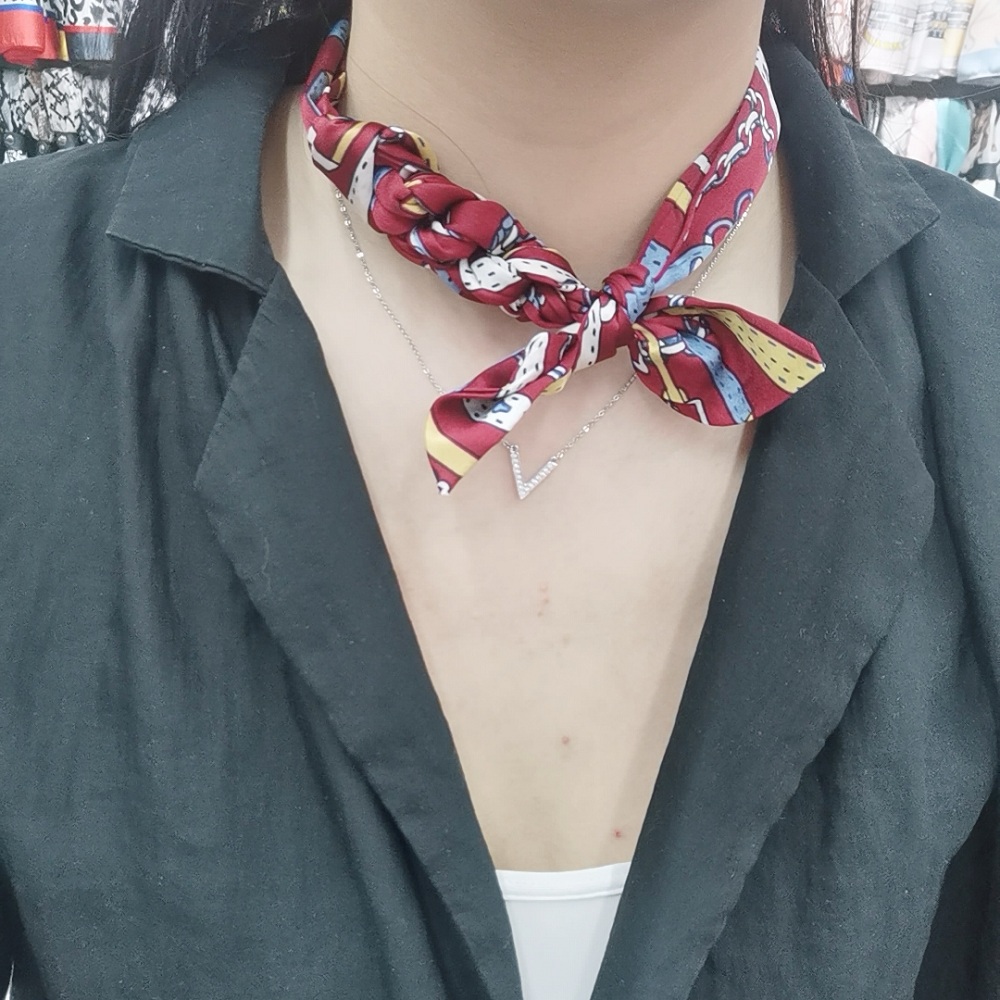 【 Retail 】 The receipt comes with a 5*100 summer-specific silk scarf hair band that pairs perfectly with a sun hat Specification image