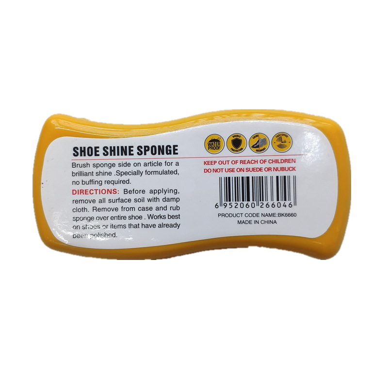 Factory direct sale of biki Biaoqi BK6660 single-sided sponge shoes and wavy leather shoe maintenance oil Application Scenario