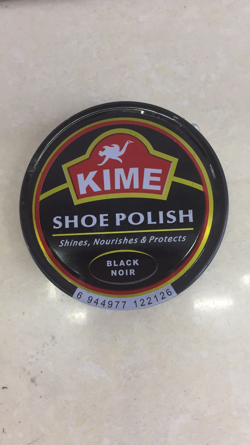 The manufacturer's best-selling high-quality tin box shoe polish, genuine leather care shoe polish KIME Item Picture