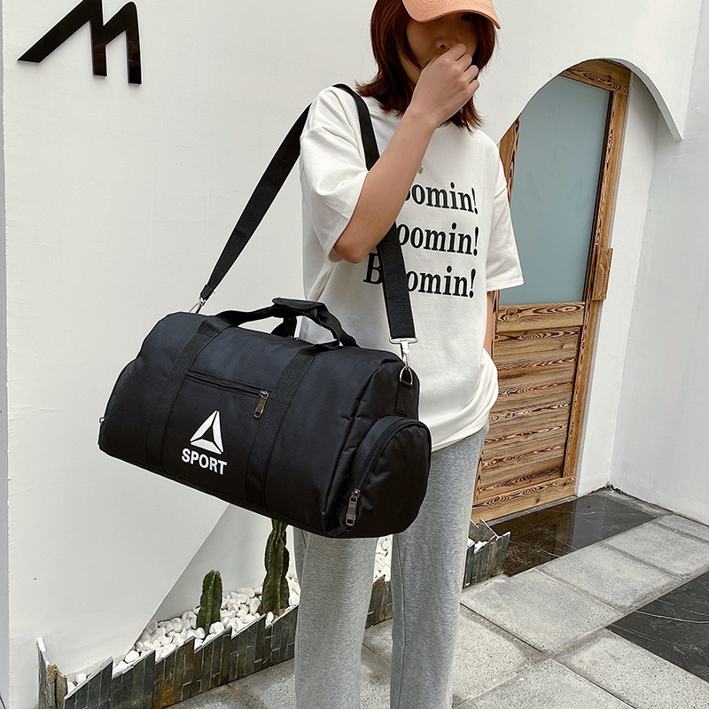 Bolsa de equipaje de mano para hombres y mujeres bolsa de viaje para estudiantes bolsa de almacenamiento de ropa bolsa de deporte crossbody bolsa de fitness bolsa de viaje de corta distancia details Picture