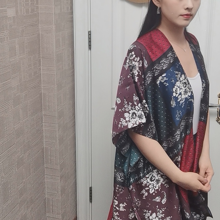 零售日单尾货外贸和服披肩夏季搭背心T恤凉爽透气柔软