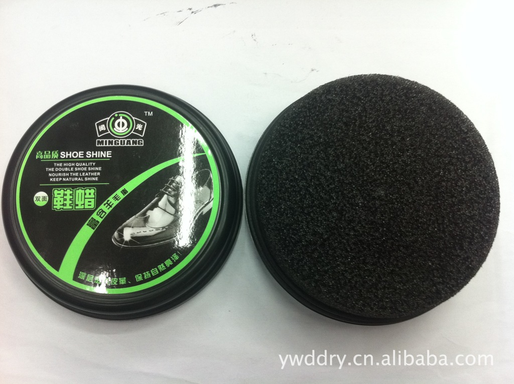 Wholesale of sponge shoe polish, bright sponge polish, sponge shoe polish, and double-sided shoe polish full figure