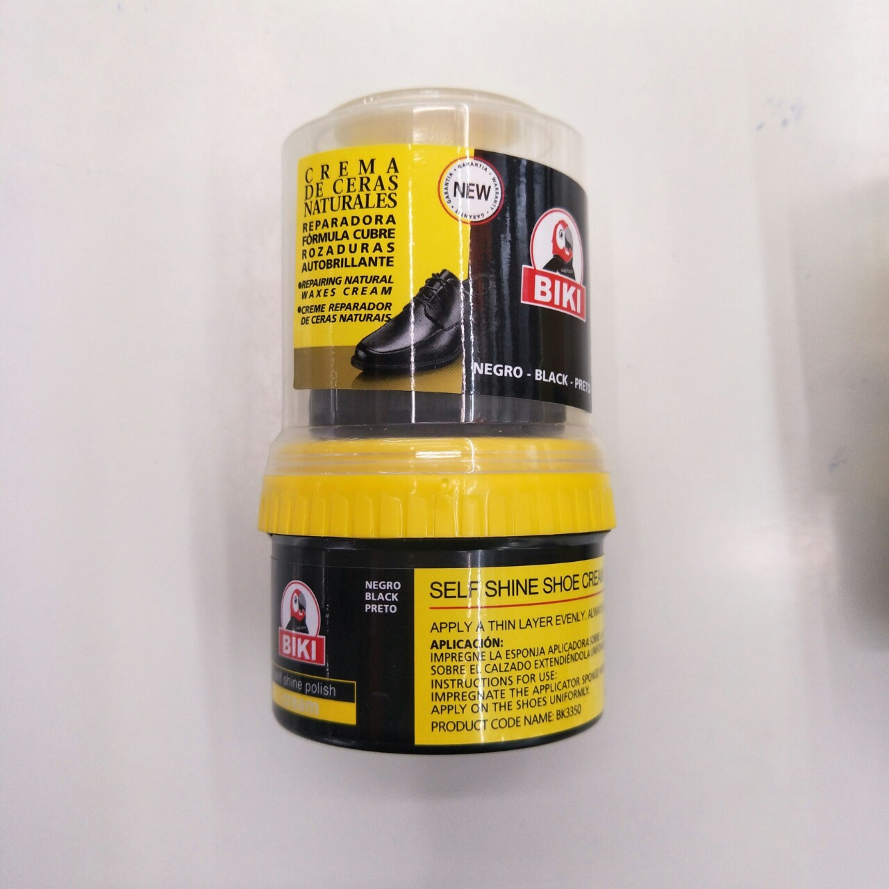 Biaoqi Leather Care Cream 50ml for export, black, brown, colorless, shoe polish Item Picture