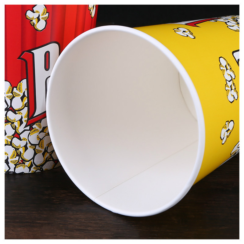 厂家直销加厚爆米花纸桶 定制影院纸桶印制logo 一次性爆米花桶详情图5
