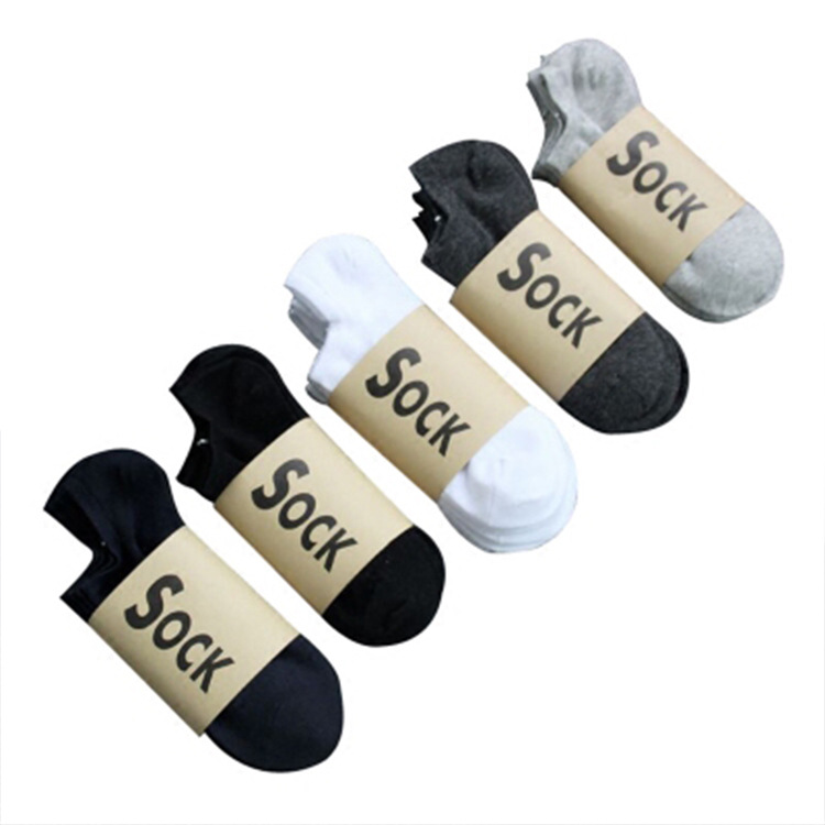 [conjunto de 10 pares] calcetines para hombres calcetines de barco clásicos para hombres de verano calcetines de barco para hombres de poliéster calcetines invisibles al por mayor Item Picture