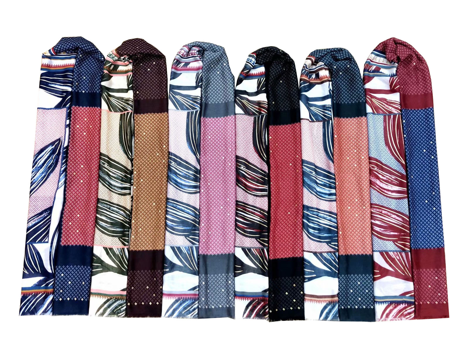 60 satin printed 90*180 long and thin autumn and winter scarves and headscarves in stock. Private chat Item Picture