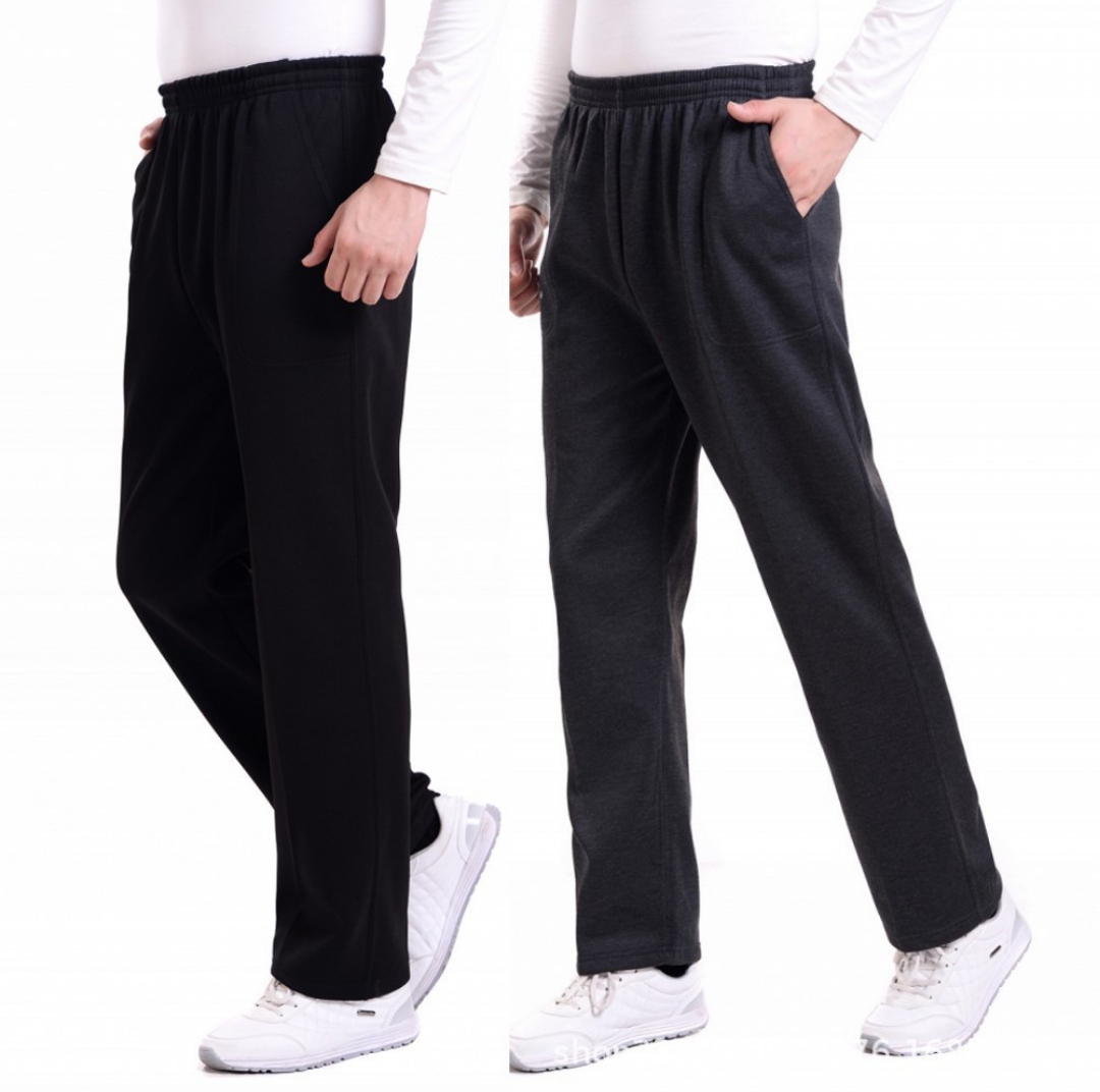Long crotch pants for the elderly, straight pants for the elderly men