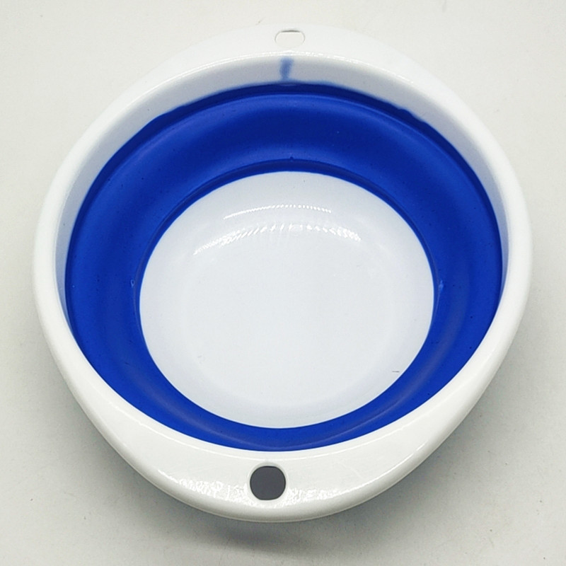 阳光百货便携式折叠盆家用可挂式塑料盆儿童洗脸洗脚盆洗衣洗菜