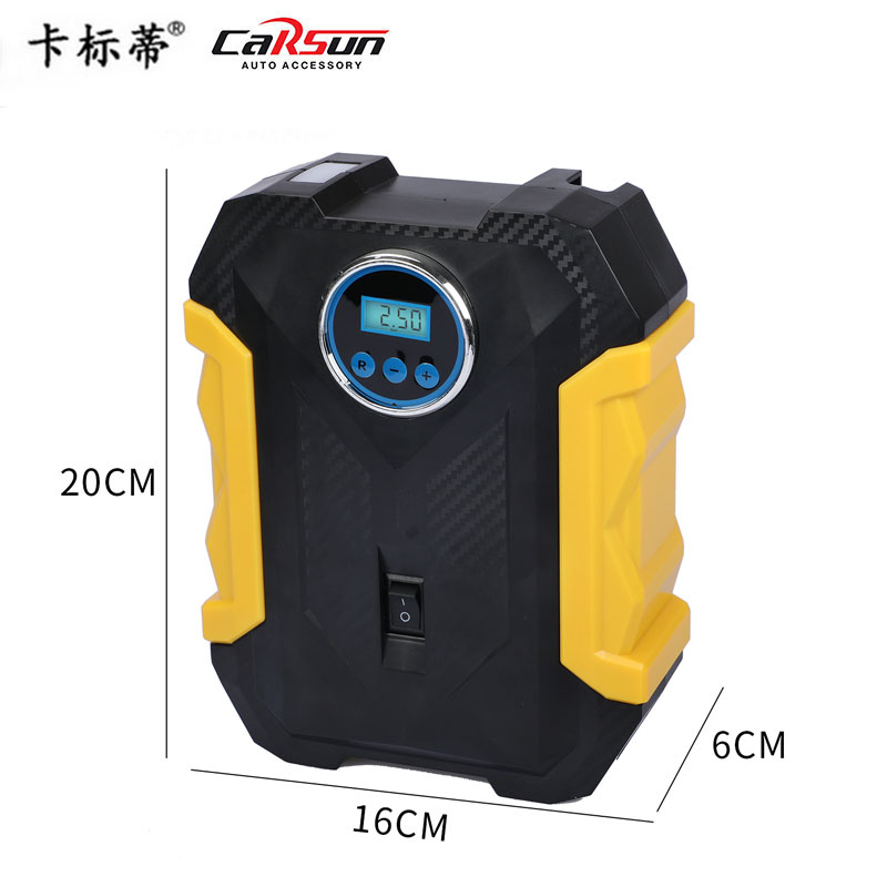 carsun digital display pointer model car tire air pump portable emergency light tire car air pump Application Scenario