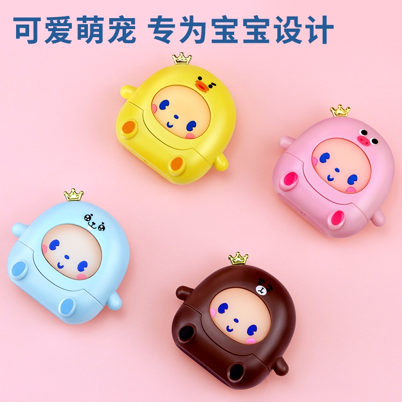 Wholesale of shining children's seal materials, photosensitive student clothes, names, baby clothes, name stamps, cute crown monkeys full figure