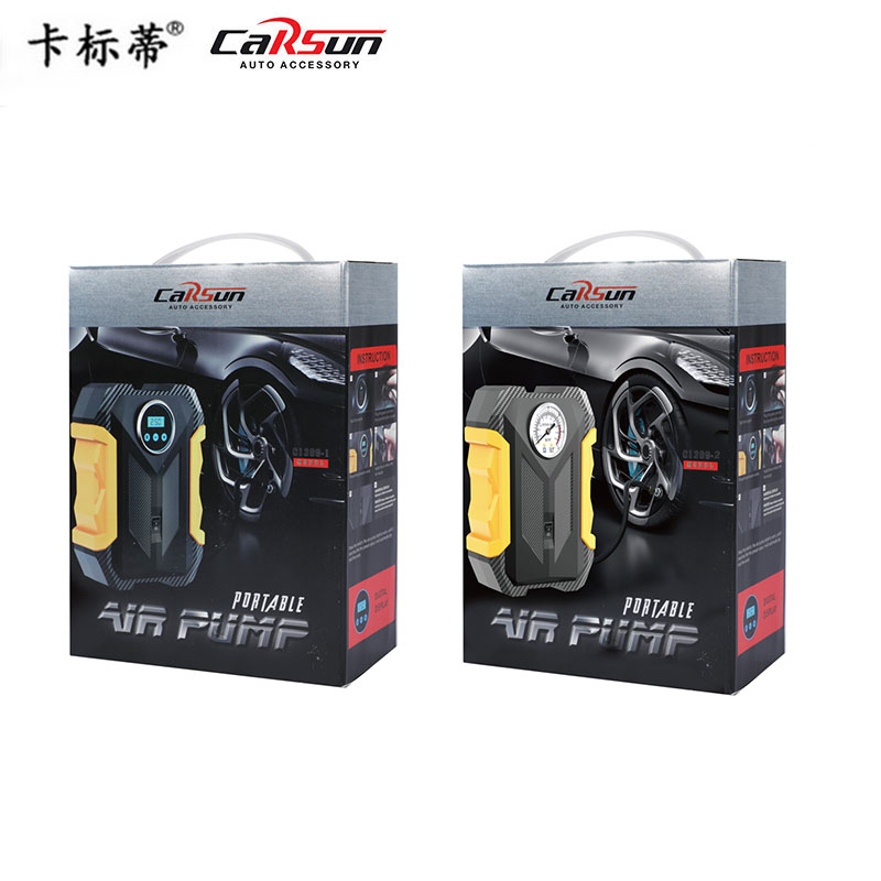 carsun digital display pointer model car tire air pump portable emergency light tire car air pump Item Picture