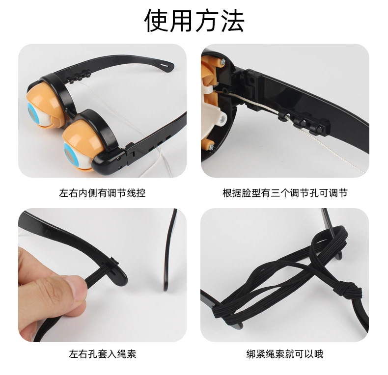 New bestsellers, cross-border crazy eyes, children's funny glasses toys, novel creativity, funny props, glasses h Specification drawing