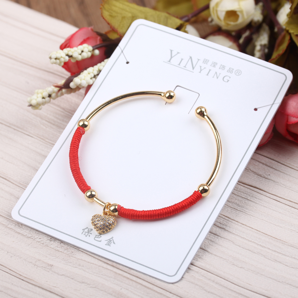 In the year of one's zodiac sign, there are red wristbands and bracelets for women on Instagram, students, best friends, and red Internet celebrity bracelets and jewelry details Picture