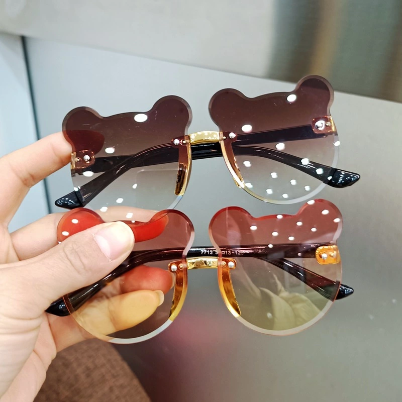 Children's sunglasses, glasses, trendy and fashionable baby sunglasses, eyes, cute cartoon flower toys for girls and boys, 1 to 2 years old details Picture
