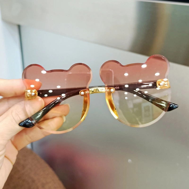 Children's sunglasses, glasses, trendy and fashionable baby sunglasses, eyes, cute cartoon flower toys for girls and boys, 1 to 2 years old Item Picture