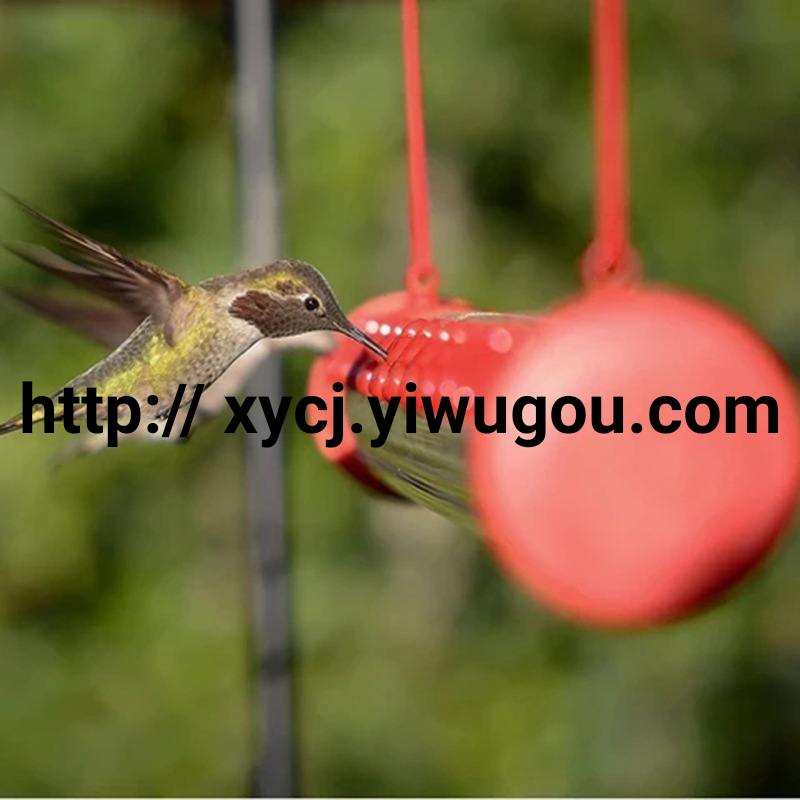 跨境新品悬挂式蜂鸟喂食管长管式蜂鸟喂食器