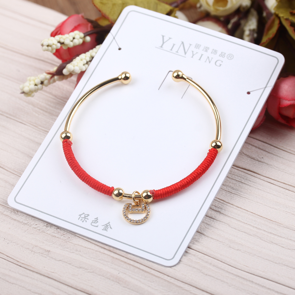 In the year of one's zodiac sign, there are red wristbands and bracelets for women on Instagram, students, best friends, and red Internet celebrity bracelets and jewelry Specification image