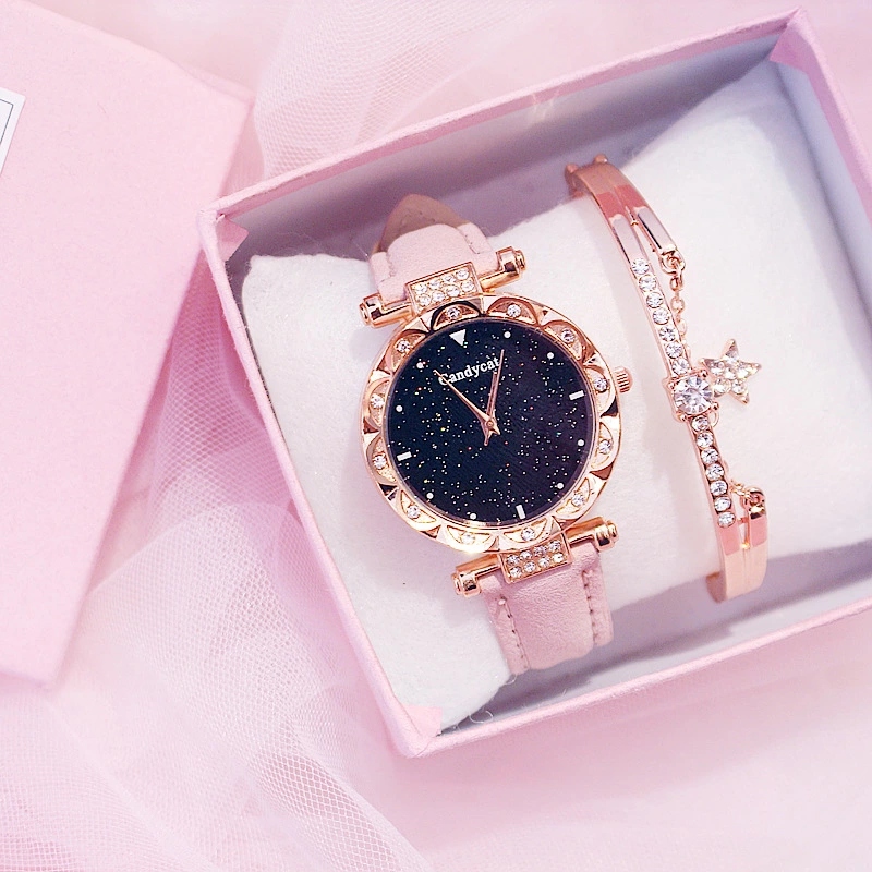 New bestseller Starry Sky Watch for women, waterproof and fashionable 2022 new Trendy Korean version, simple and casual women's watch for students Specification drawing