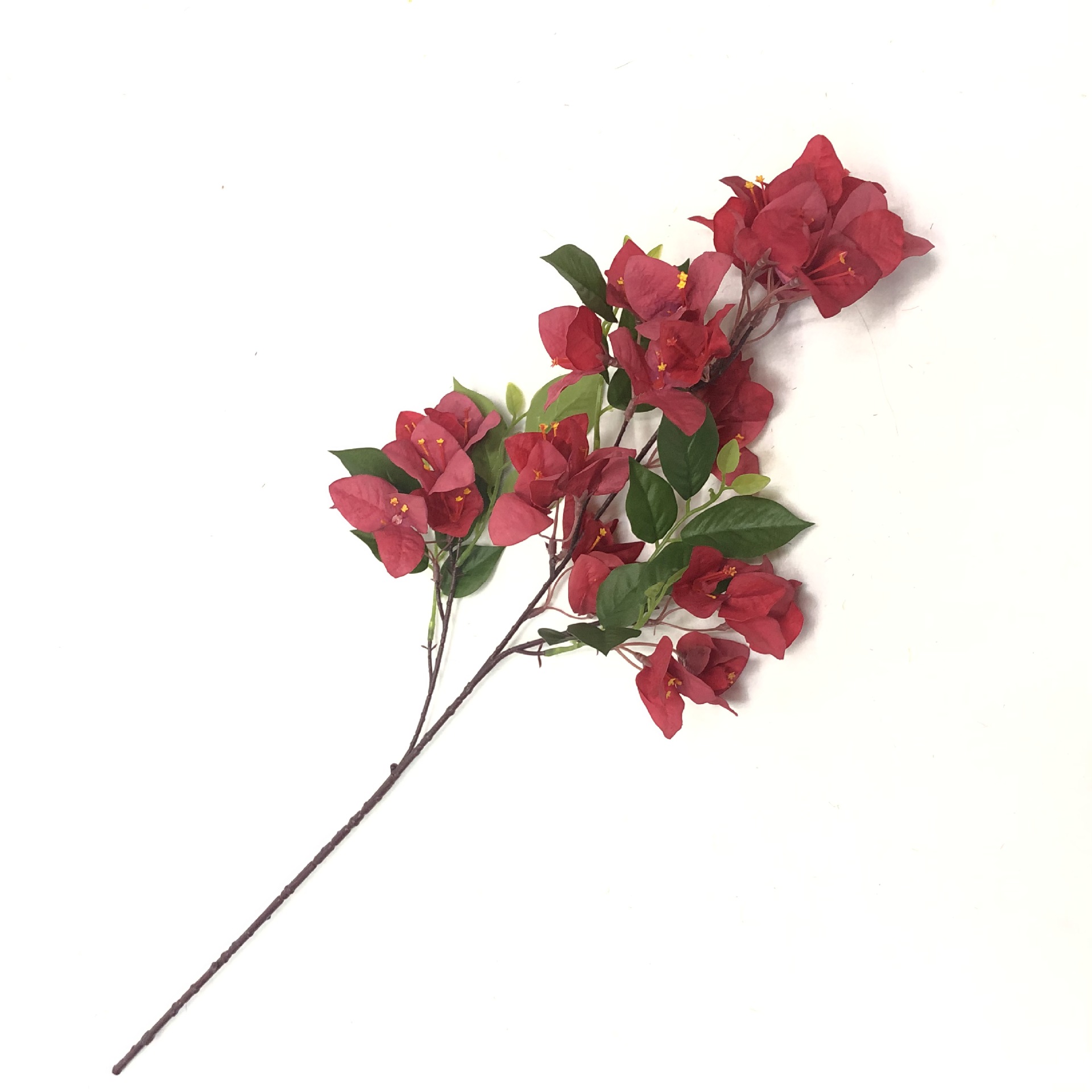 Wholesale of simulated triangular rose branches, simulated crabapple flower branches, wedding arches, hotel floor-standing flower arrangement trees details Picture